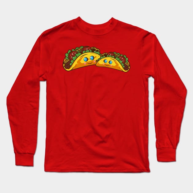 Two cute Tacos for Taco Lover - Mexican Mother Mom Moms Baby Long Sleeve T-Shirt by Shirtbubble